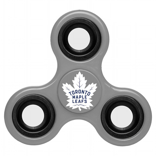 NHL Toronto Maple Leafs 3 Way Fidget Spinner G102 - Gray - Click Image to Close